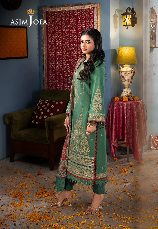 AJRA-25 EMBROIDERED JACQUARD 3 PCS