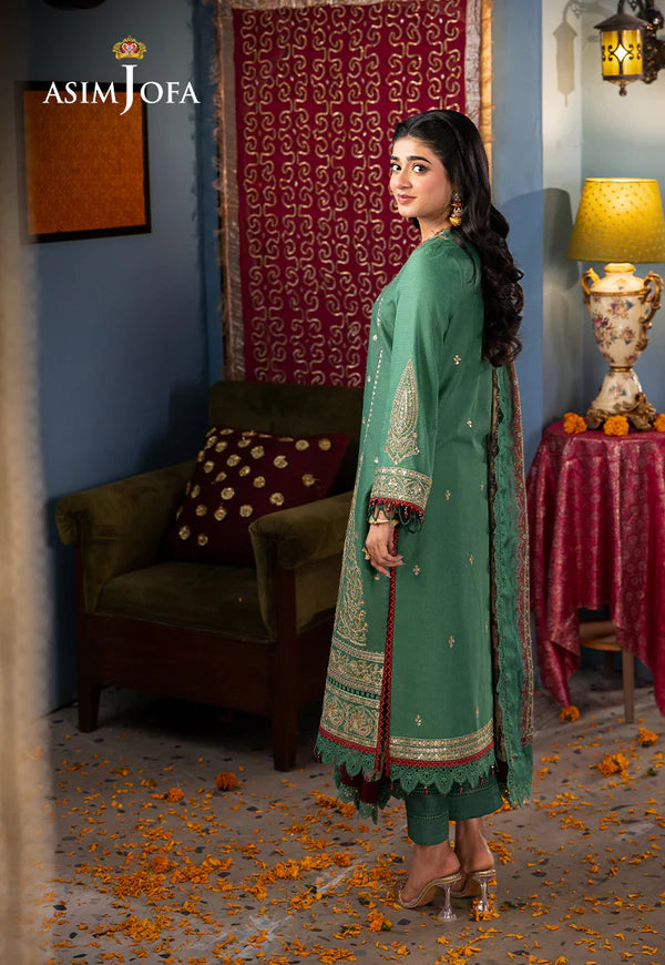 AJRA-25 EMBROIDERED JACQUARD 3 PCS