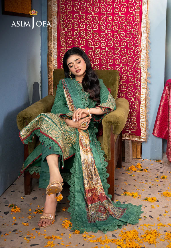 AJRA-25 EMBROIDERED JACQUARD 3 PCS