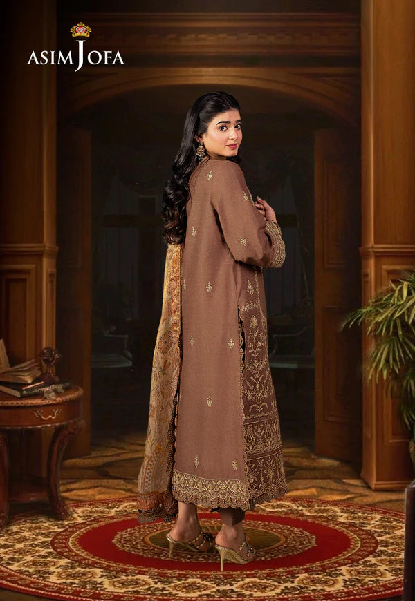AJRA-28 EMBROIDERED JACQUARD 3 PCS