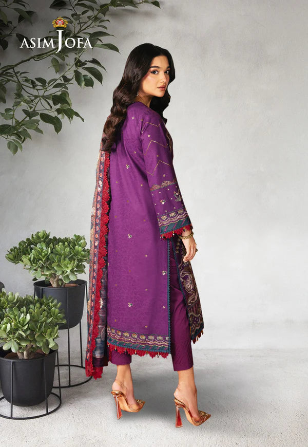 AJRA-22 EMBROIDERED JACQUARD 3 PCS