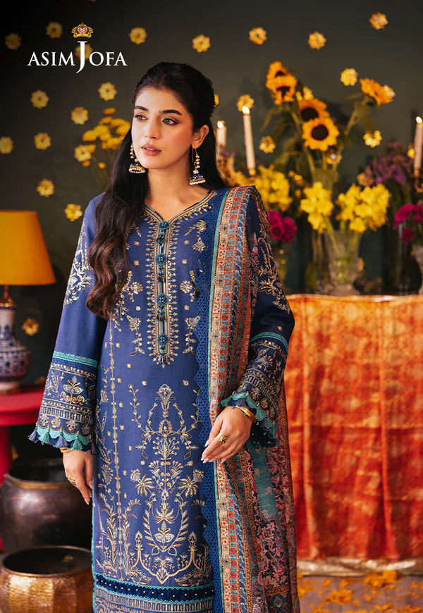 AJRA-24 EMBROIDERED JACQUARD 3 PCS