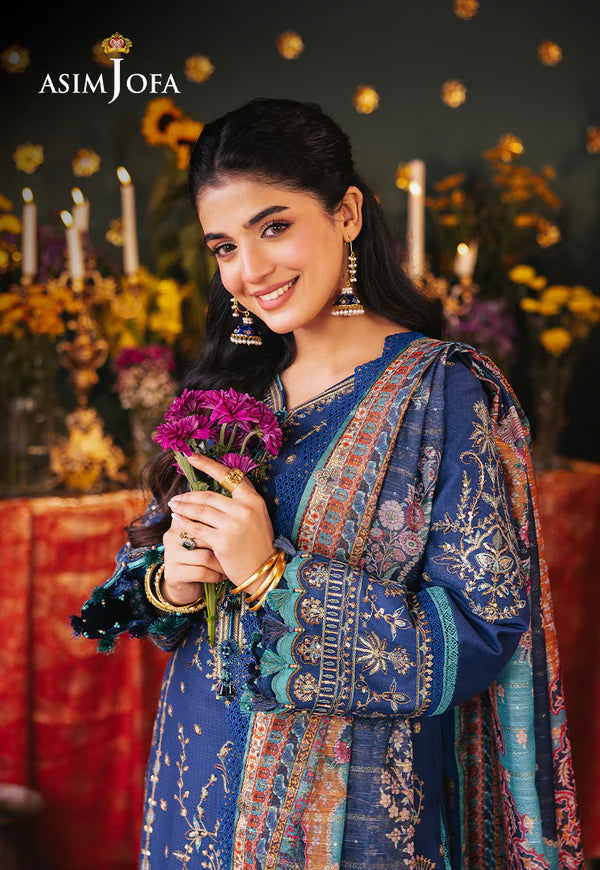 AJRA-24 EMBROIDERED JACQUARD 3 PCS