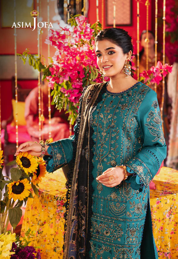 AJRA-21 EMBROIDERED JACQUARD 3 PCS