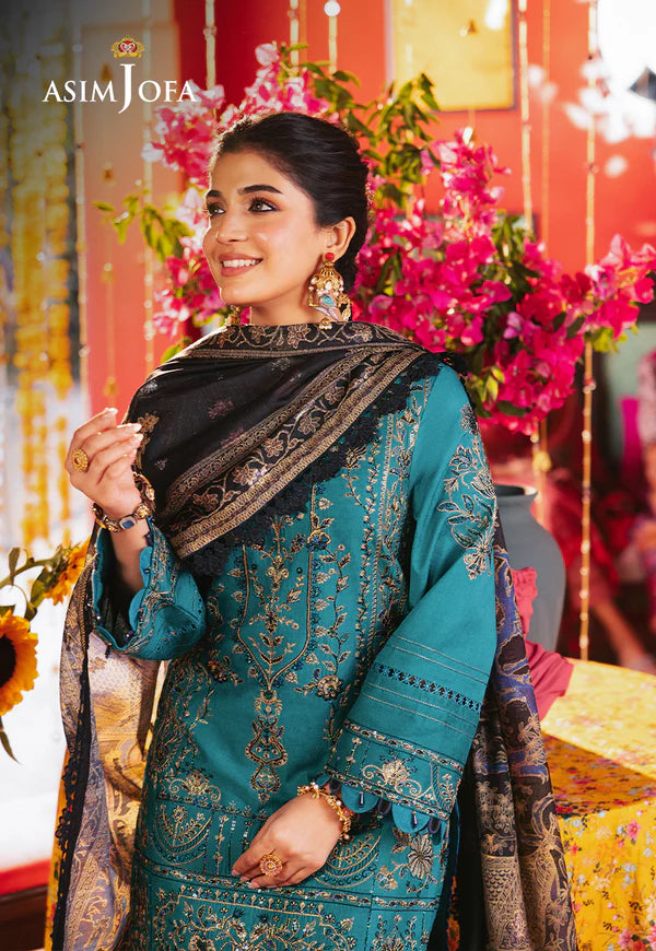 AJRA-21 EMBROIDERED JACQUARD 3 PCS