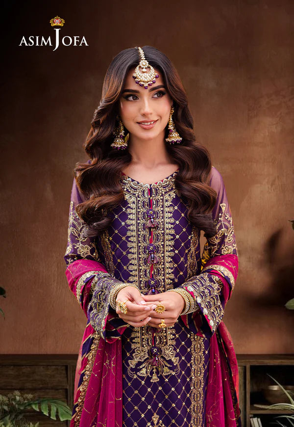 AJMJ-14 EMBROIDERED NET 3 PCS