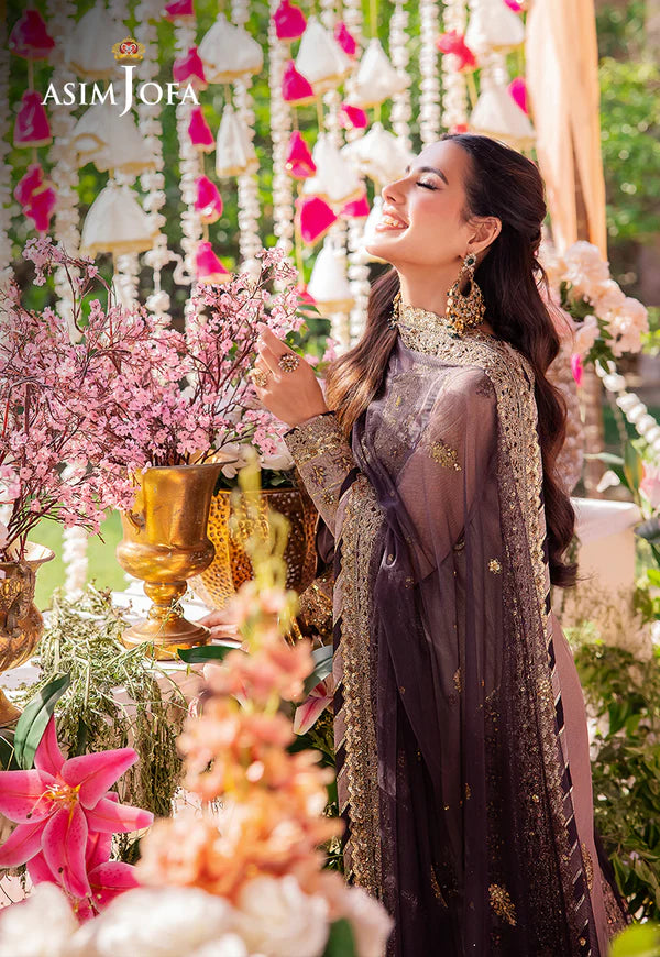 AJMJ-06 EMBROIDERED NET 3 PCS