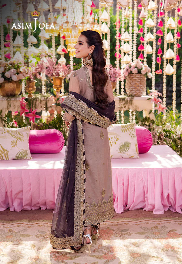 AJMJ-06 EMBROIDERED NET 3 PCS