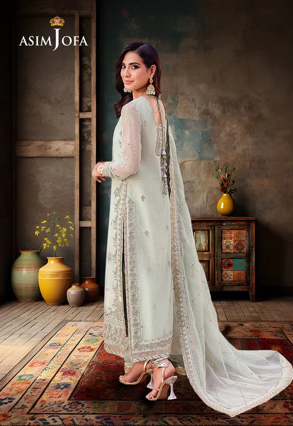 AJMJ-18 EMBROIDERED NET 3 PCS