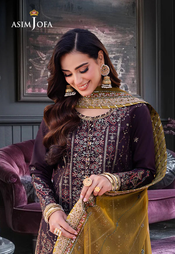 AJMJ-11 EMBROIDERED PAPER COTTON 3 PCS