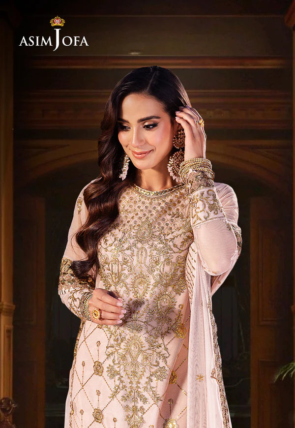 AJMJ-05 EMBROIDERED NET 3 PCS