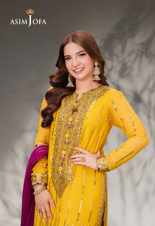 AJMJ-20 EMBROIDERED CHIFFON 3 PCS