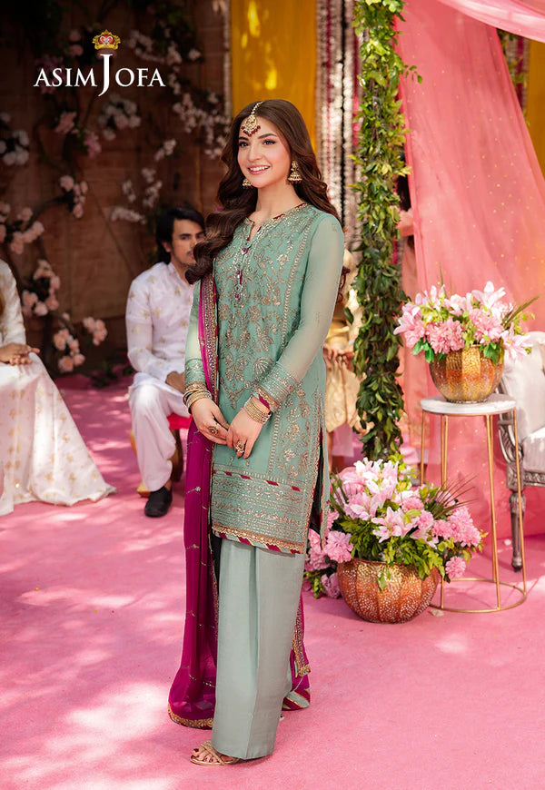 AJMJ-08 EMBROIDERED CHIFFON 3 PCS