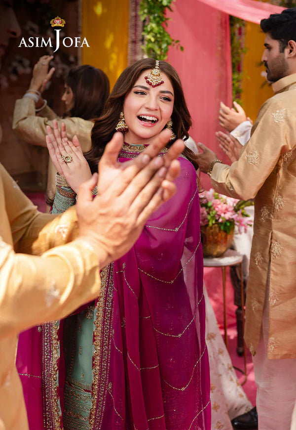 AJMJ-08 EMBROIDERED CHIFFON 3 PCS