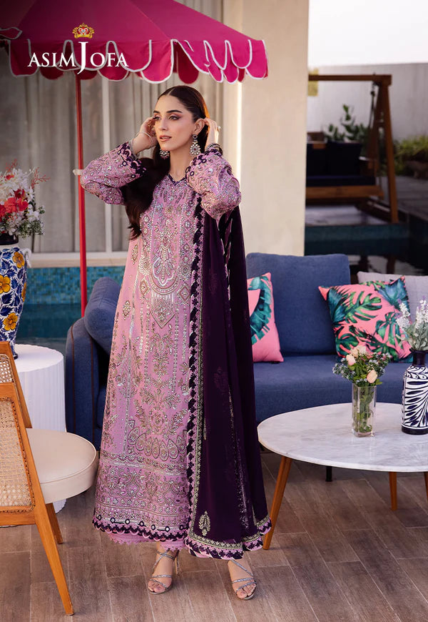 AJUR-03 EMBROIDERED LAWN 3 PCS