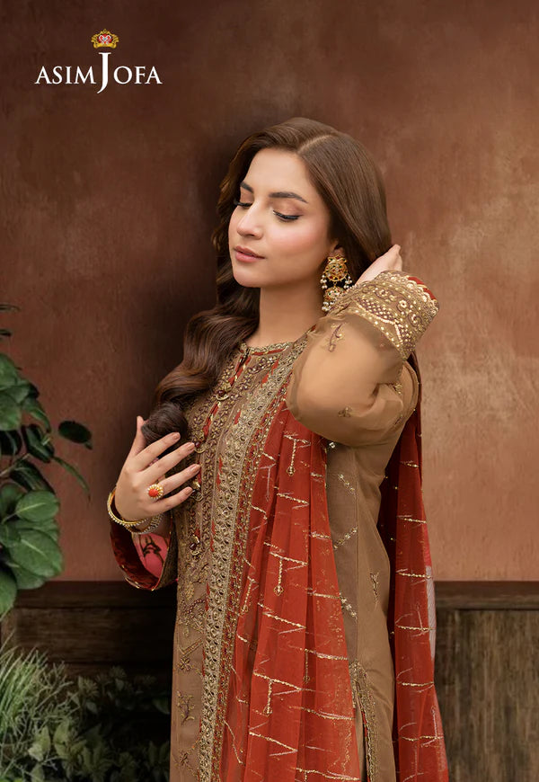 AJMJ-10 EMBROIDERED NET 3 PCS