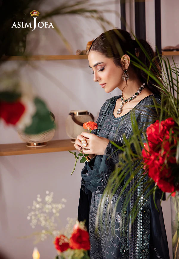 AJUR-01 EMBROIDERED LAWN 3 PCS