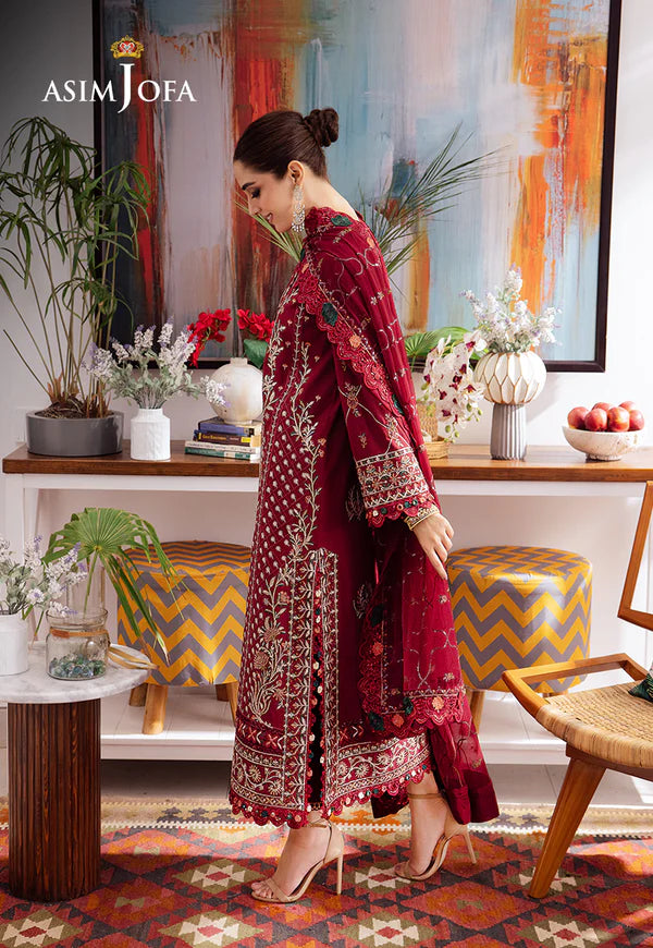 AJUR-04 EMBROIDERED LAWN 3 PCS