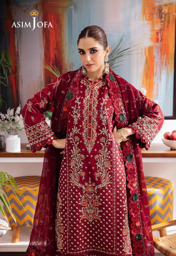 AJUR-04 EMBROIDERED LAWN 3 PCS