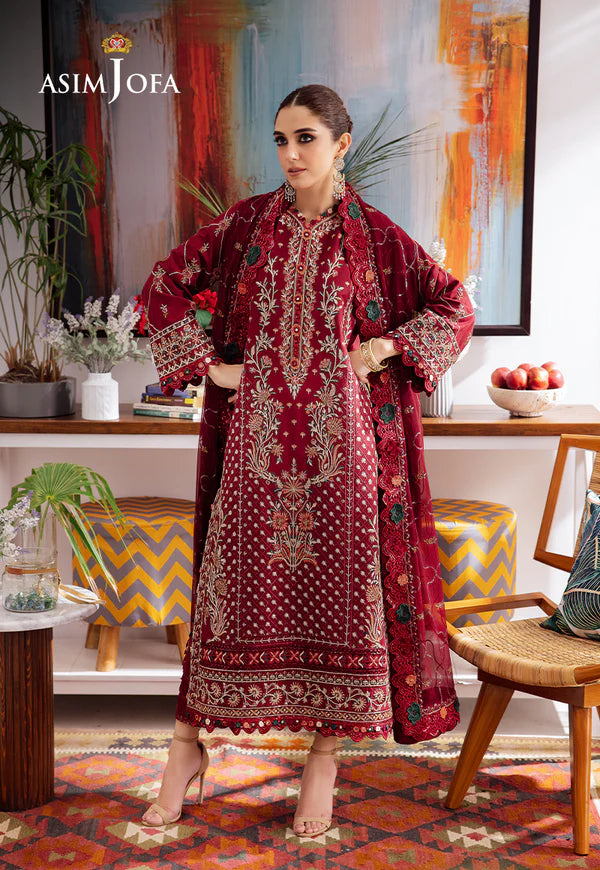 AJUR-04 EMBROIDERED LAWN 3 PCS