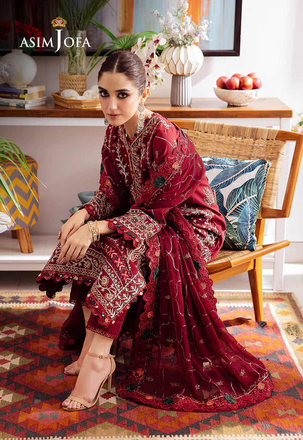 AJUR-04 EMBROIDERED LAWN 3 PCS