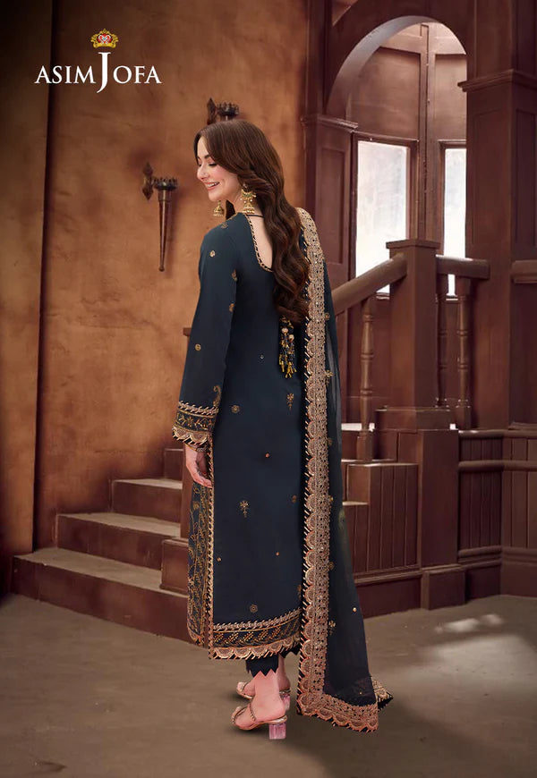 AJMJ-04 EMBROIDERED PAPER COTTON 3 PCS