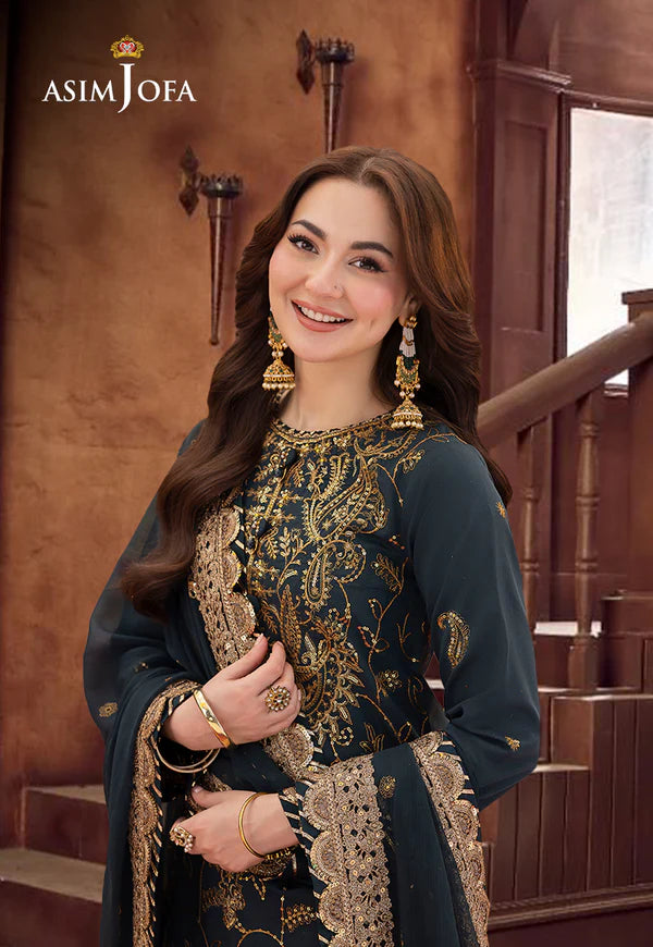 AJMJ-04 EMBROIDERED PAPER COTTON 3 PCS