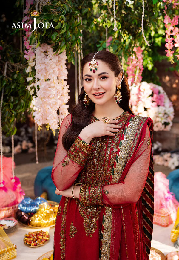 AJMJ-13 EMBROIDERED NET 3 PCS