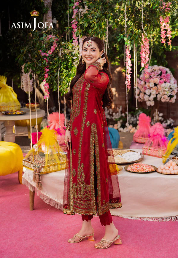 AJMJ-13 EMBROIDERED NET 3 PCS