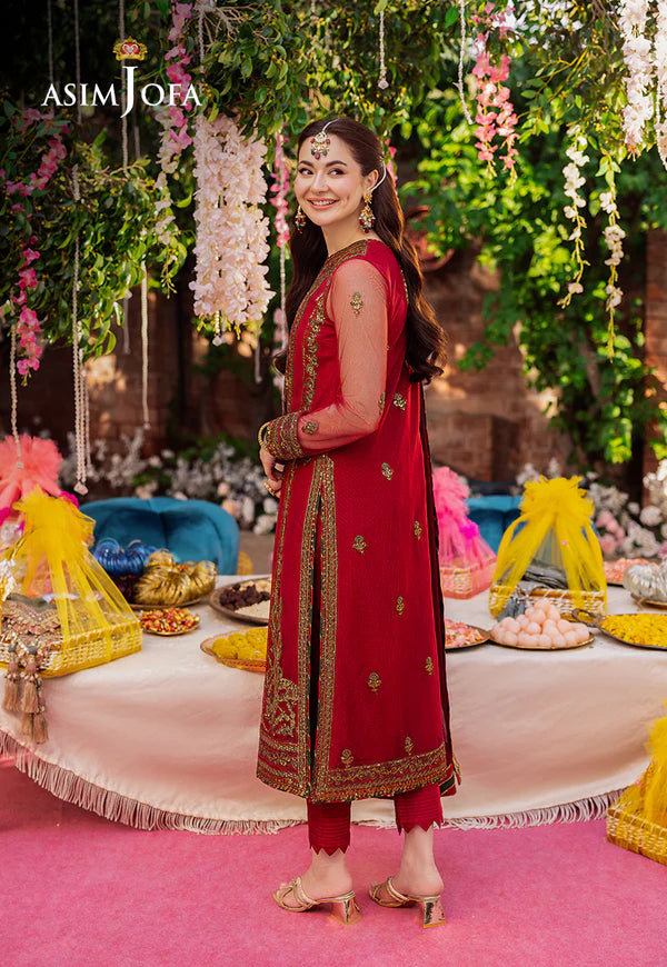 AJMJ-13 EMBROIDERED NET 3 PCS