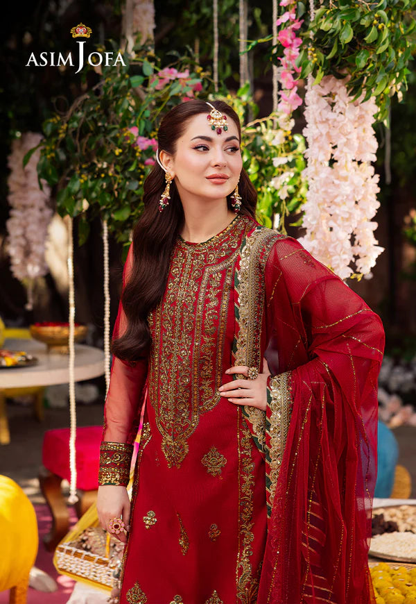 AJMJ-13 EMBROIDERED NET 3 PCS