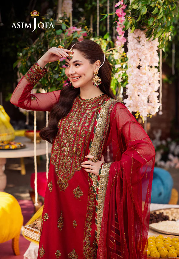 AJMJ-13 EMBROIDERED NET 3 PCS