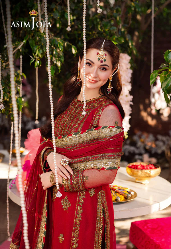 AJMJ-13 EMBROIDERED NET 3 PCS