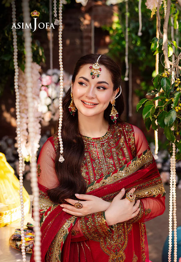 AJMJ-13 EMBROIDERED NET 3 PCS